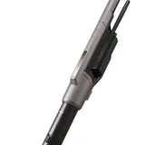 アイリスオーヤマ スティッククリーナー i10（SBD-91P-T）本体。メタリックブラウンのスティック掃除機、静電モップヘッド装着状態